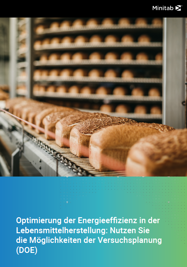 Optimierung der Energieeffizienz in der Lebensmittelherstellung: Nutzen Sie die Möglichkeiten der Versuchsplanung (DOE)