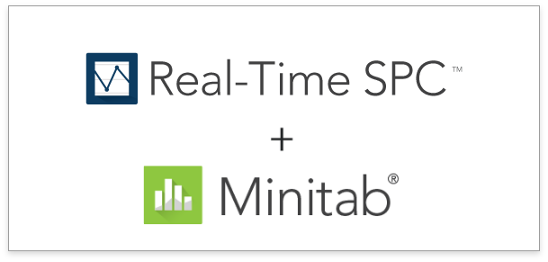 Real-Time SPC 및 Minitab 로고