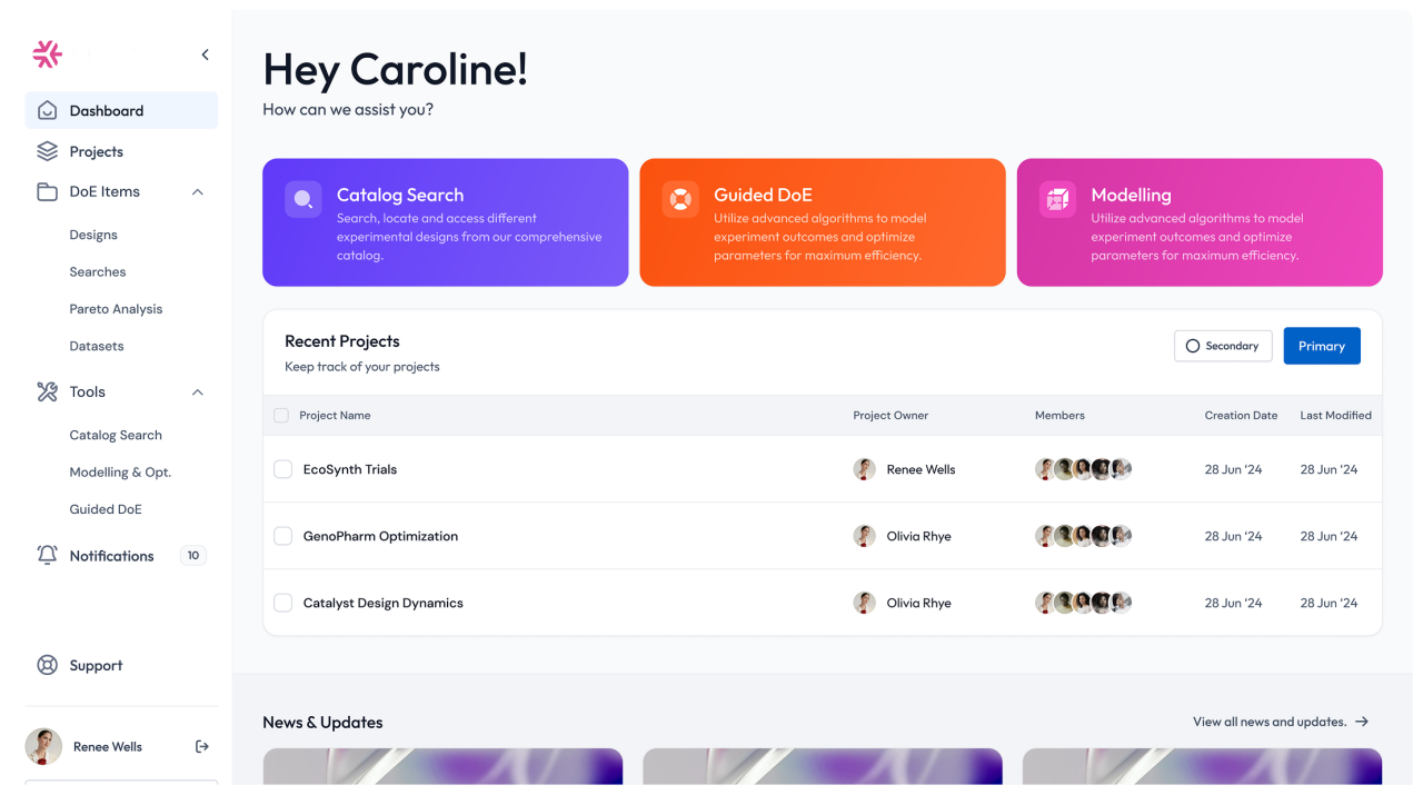 Planejamento de experimentos de Minitab Effex